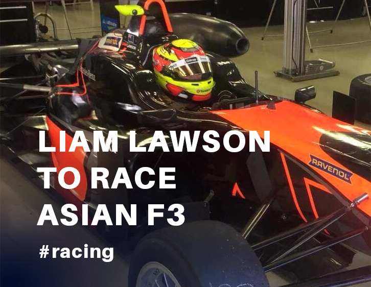 Liam Lawson to race Asian F3 this weekend