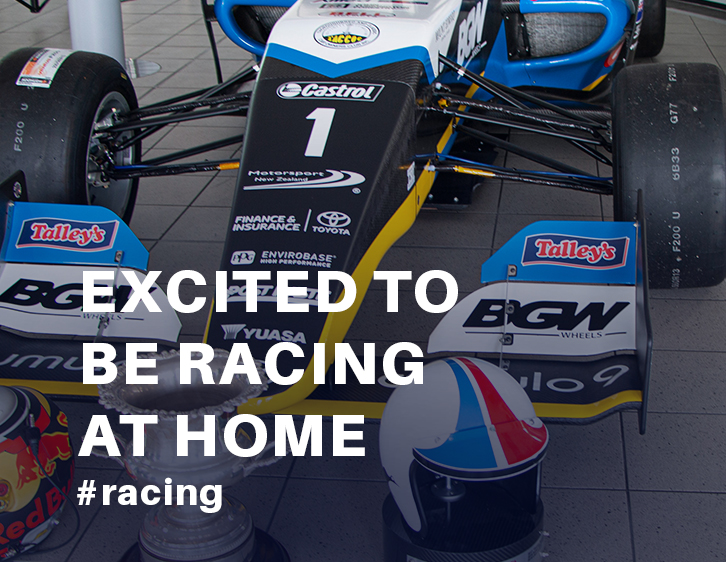 Excited to be racing at home 