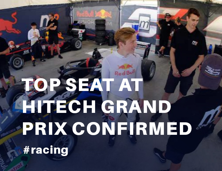 Top seat at Hitech Grand Prix confirmed!